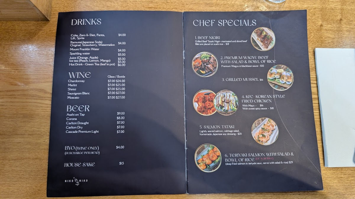 Menu Niko Niko Echuca-8